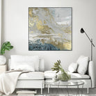 Playa Secreto III Indigo Version by Wendy Kroeker on GIANT ART - blue abstract