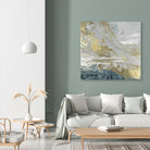 Playa Secreto III Indigo Version by Wendy Kroeker on GIANT ART - blue abstract