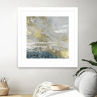 Playa Secreto III Indigo Version by Wendy Kroeker on GIANT ART - blue abstract