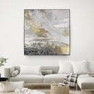 Playa Secreto III Lavender Version by Wendy Kroeker on GIANT ART - white abstract
