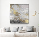 Playa Secreto III Lavender Version by Wendy Kroeker on GIANT ART - white abstract