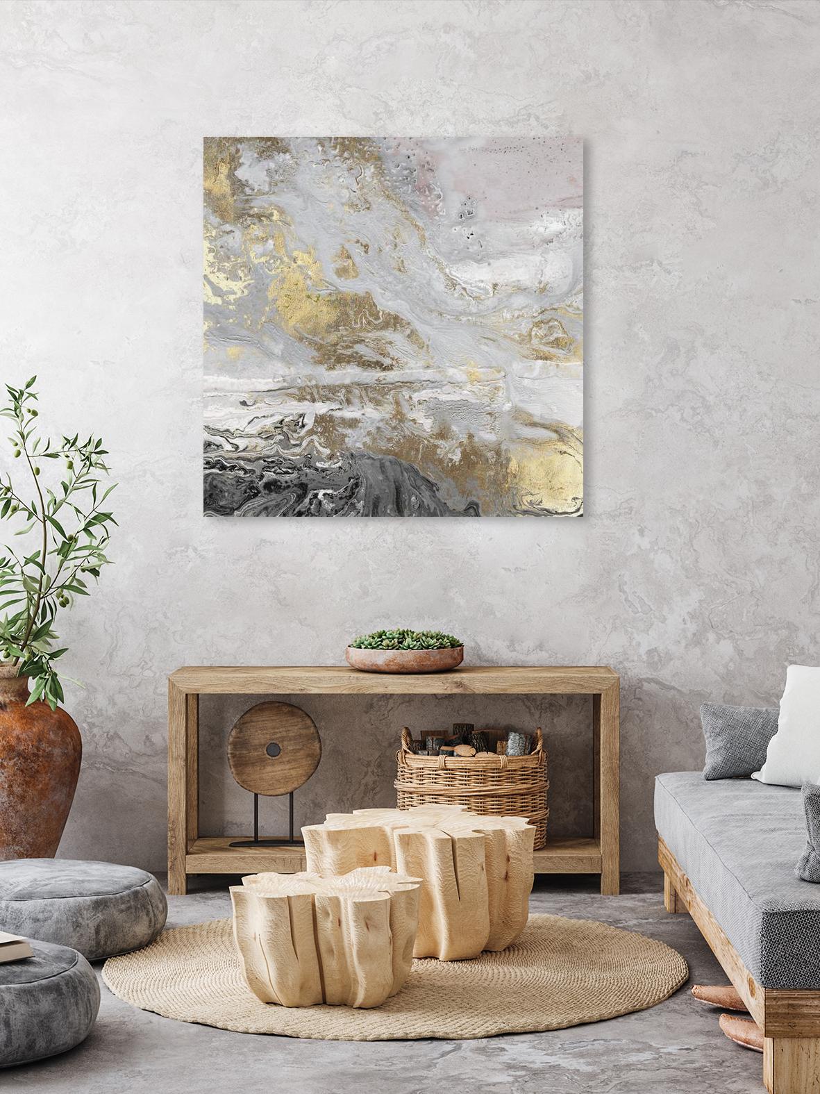 Playa Secreto III Lavender Version by Wendy Kroeker on GIANT ART - white abstract