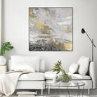 Playa Secreto III Lavender Version by Wendy Kroeker on GIANT ART - white abstract