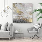 Playa Secreto III Lavender Version by Wendy Kroeker on GIANT ART - white abstract