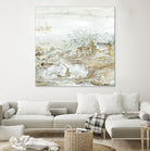 Geode II Teal Version by Wendy Kroeker on GIANT ART - gold abstract