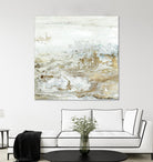 Geode II Teal Version by Wendy Kroeker on GIANT ART - gold abstract