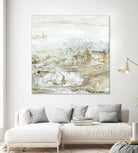 Geode II Teal Version by Wendy Kroeker on GIANT ART - gold abstract