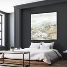 Geode II Teal Version by Wendy Kroeker on GIANT ART - gold abstract