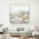 Geode II Teal Version by Wendy Kroeker on GIANT ART - gold abstract