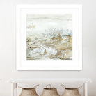 Geode II Teal Version by Wendy Kroeker on GIANT ART - gold abstract