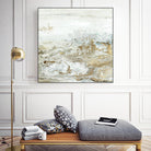 Geode II Teal Version by Wendy Kroeker on GIANT ART - gold abstract