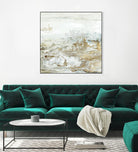 Geode II Teal Version by Wendy Kroeker on GIANT ART - gold abstract