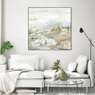 Geode II Teal Version by Wendy Kroeker on GIANT ART - gold abstract