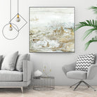 Geode II Teal Version by Wendy Kroeker on GIANT ART - gold abstract