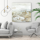 Geode II Teal Version by Wendy Kroeker on GIANT ART - gold abstract