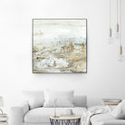 Geode II Teal Version by Wendy Kroeker on GIANT ART - gold abstract