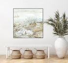 Geode II Teal Version by Wendy Kroeker on GIANT ART - gold abstract