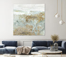 Geode III Teal Version by Wendy Kroeker on GIANT ART - blue abstract