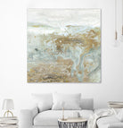 Geode III Teal Version by Wendy Kroeker on GIANT ART - blue abstract