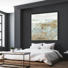 Geode III Teal Version by Wendy Kroeker on GIANT ART - blue abstract