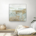 Geode III Teal Version by Wendy Kroeker on GIANT ART - blue abstract