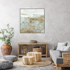 Geode III Teal Version by Wendy Kroeker on GIANT ART - blue abstract