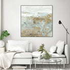 Geode III Teal Version by Wendy Kroeker on GIANT ART - blue abstract