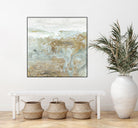 Geode III Teal Version by Wendy Kroeker on GIANT ART - blue abstract
