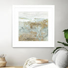 Geode III Teal Version by Wendy Kroeker on GIANT ART - blue abstract