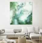 Zen Panel III by Wendy Kroeker on GIANT ART - white abstract