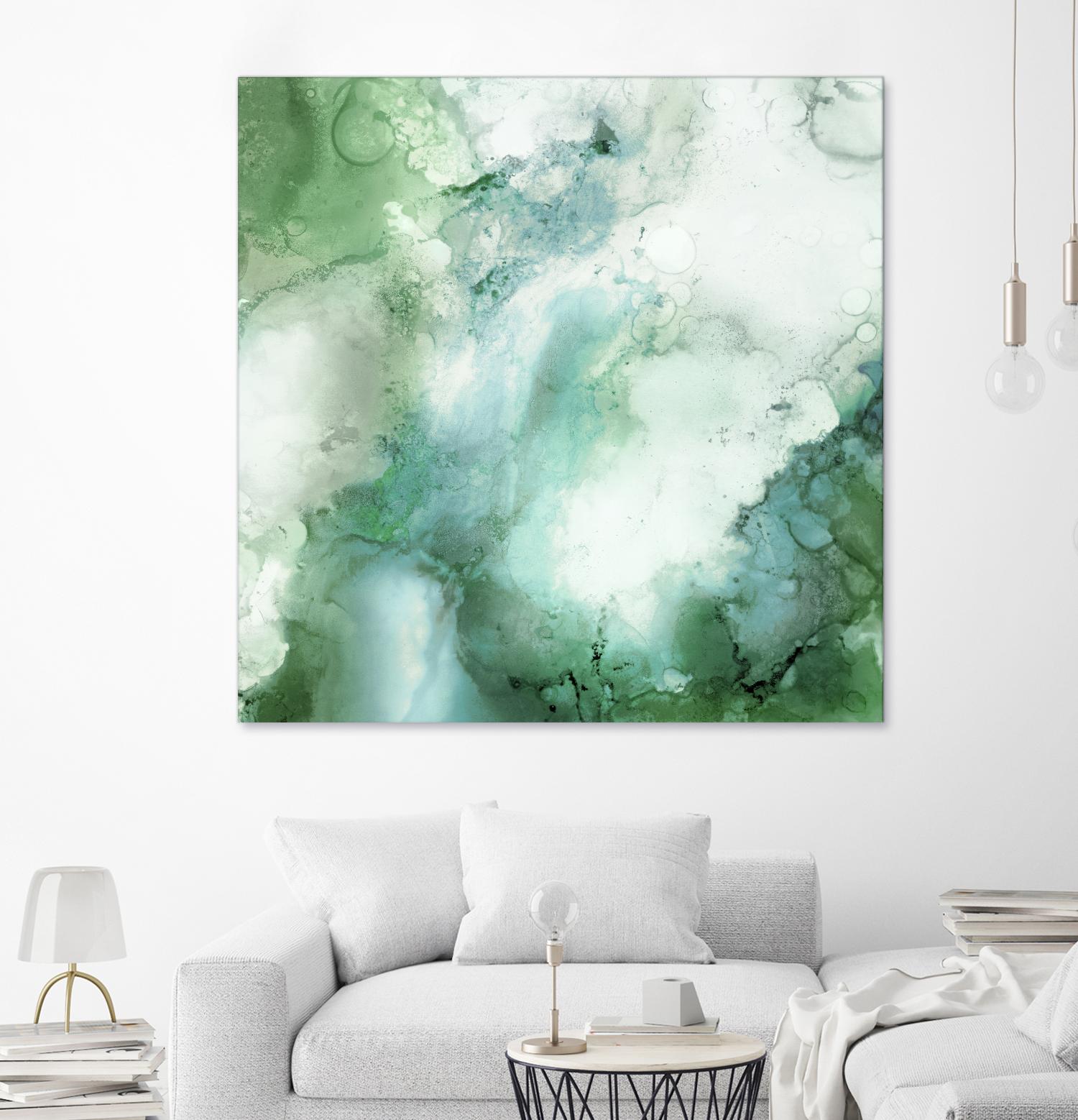 Zen Panel III by Wendy Kroeker on GIANT ART - white abstract