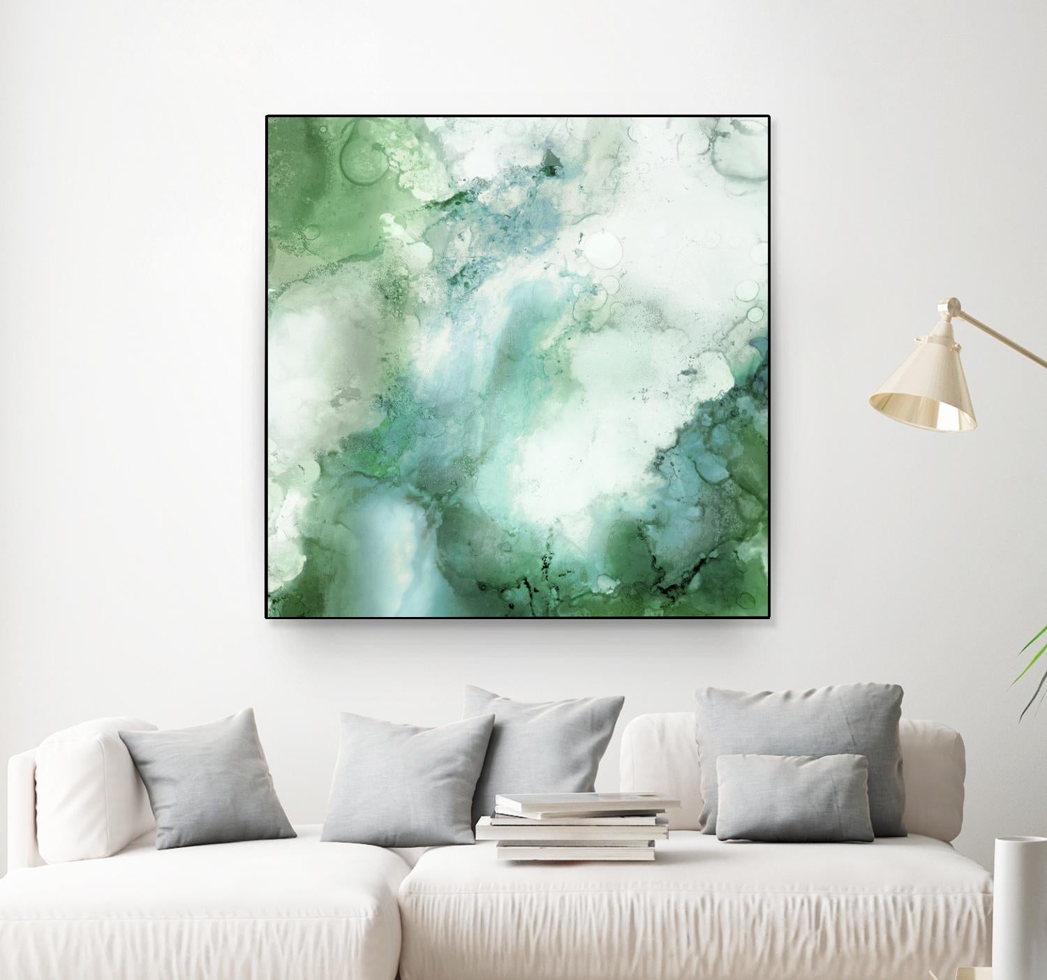 Zen Panel III by Wendy Kroeker on GIANT ART - white abstract