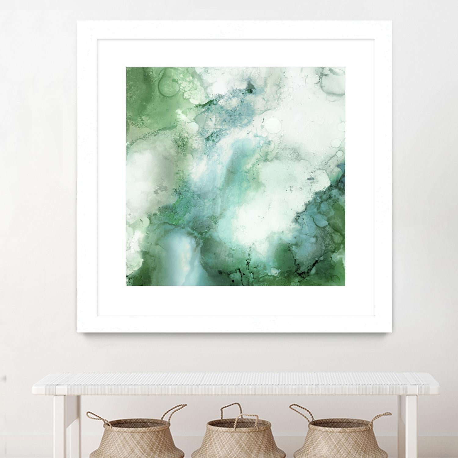 Zen Panel III by Wendy Kroeker on GIANT ART - white abstract