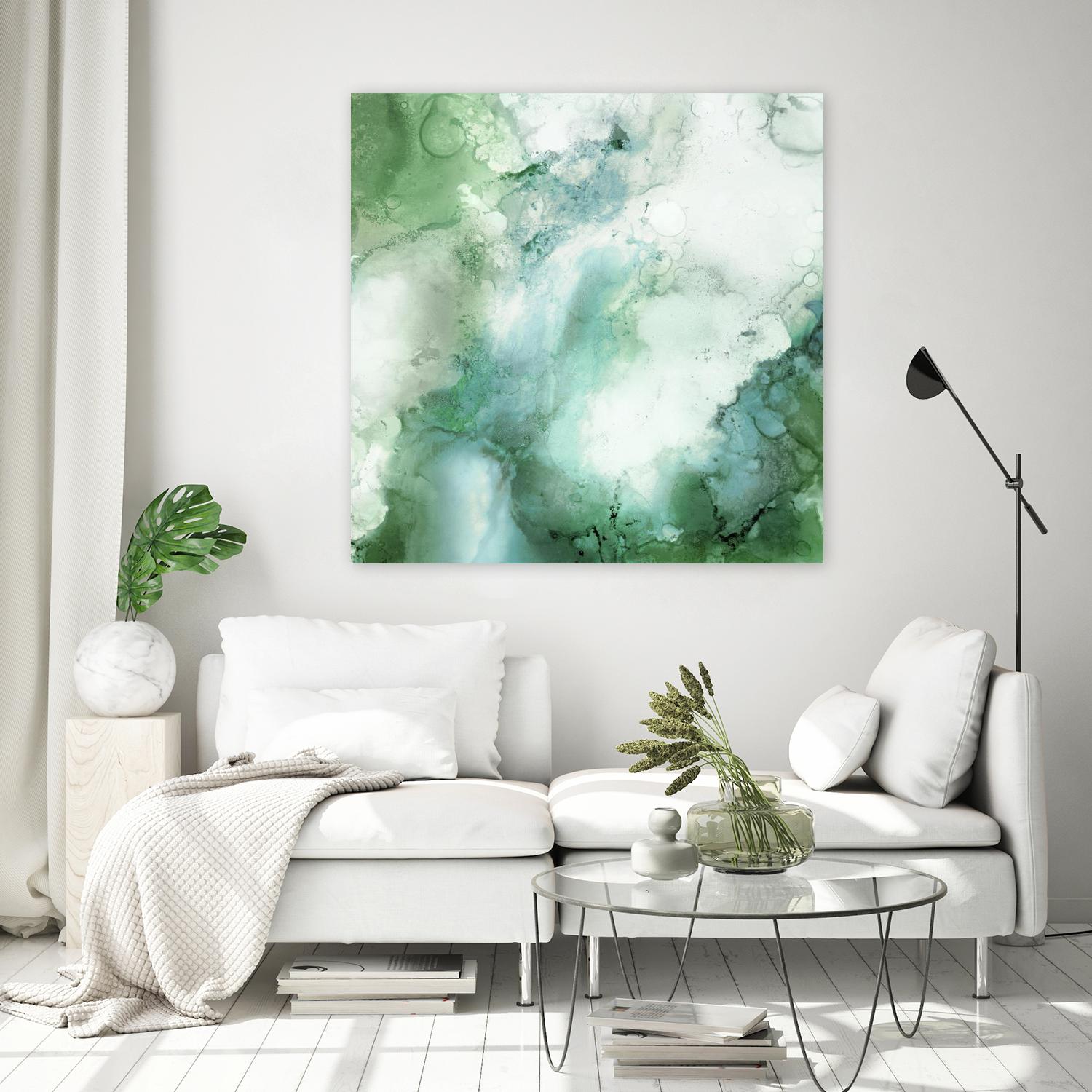Zen Panel III by Wendy Kroeker on GIANT ART - white abstract
