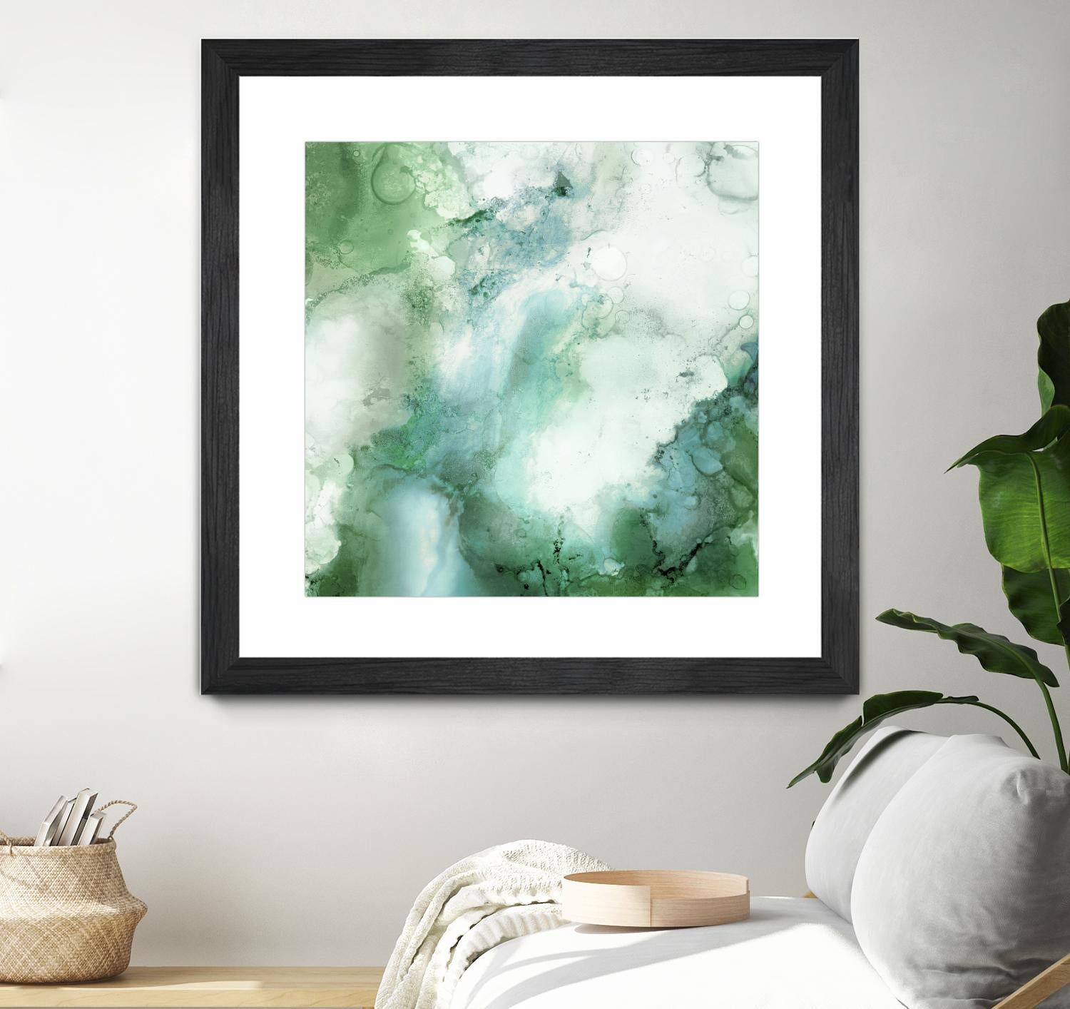 Zen Panel III by Wendy Kroeker on GIANT ART - white abstract