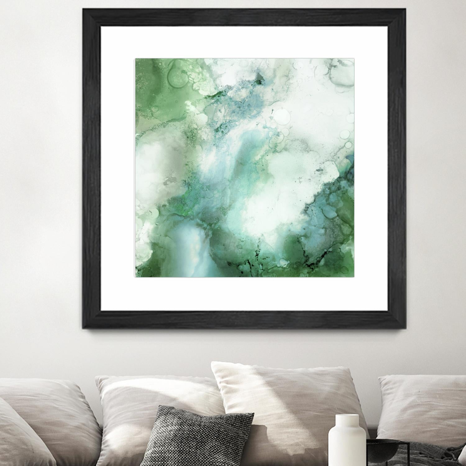 Zen Panel III by Wendy Kroeker on GIANT ART - white abstract