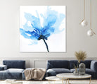 Blue Poppy II by Wendy Kroeker on GIANT ART - white floral