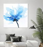 Blue Poppy II by Wendy Kroeker on GIANT ART - white floral