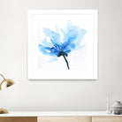Blue Poppy II by Wendy Kroeker on GIANT ART - white floral