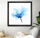 Blue Poppy II by Wendy Kroeker on GIANT ART - white floral