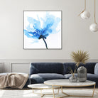 Blue Poppy II by Wendy Kroeker on GIANT ART - white floral