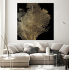 Honey Comb Coral I by Aimee Wilson on GIANT ART - gold nautical
