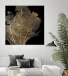 Honey Comb Coral I by Aimee Wilson on GIANT ART - gold nautical