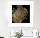Honey Comb Coral I by Aimee Wilson on GIANT ART - gold nautical