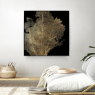 Honey Comb Coral I by Aimee Wilson on GIANT ART - gold nautical