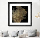 Honey Comb Coral I by Aimee Wilson on GIANT ART - gold nautical