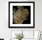 Honey Comb Coral I by Aimee Wilson on GIANT ART - gold nautical