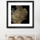 Honey Comb Coral I by Aimee Wilson on GIANT ART - gold nautical