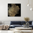 Honey Comb Coral I by Aimee Wilson on GIANT ART - gold nautical
