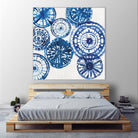 Shibori Rings I by Aimee Wilson on GIANT ART - white abstract